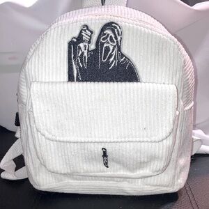 ghost face mini backpack